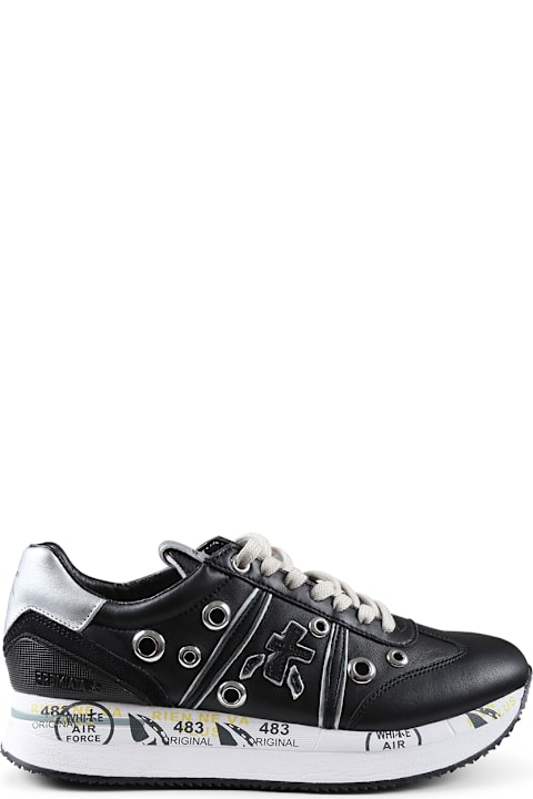 Premiata for Kids Premiata Conny 6553 Black Sneakers For Woman