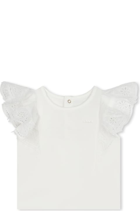 Fashion for Baby Boys Chloé Blouse With Embroidery