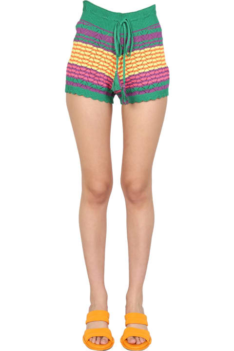 Stripe Pattern Shorts