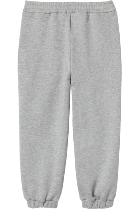 ملابس تحتية لـ أولاد Gucci Grey Joggers With Vintage Gucci Logo