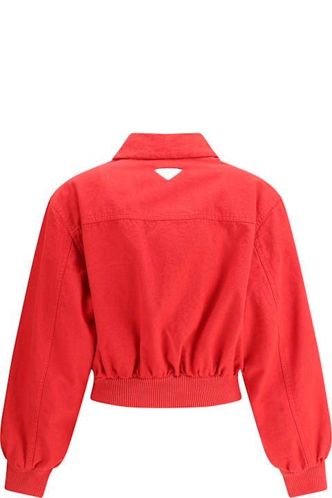 Prada Clothing for Women Prada Jacket With Cut-out Logo