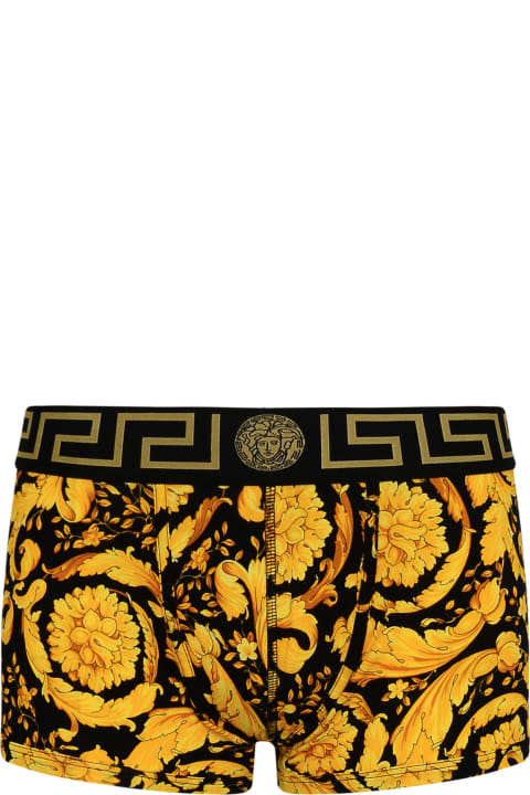 Versace for Men Versace Gold Cotton Boxer Shorts