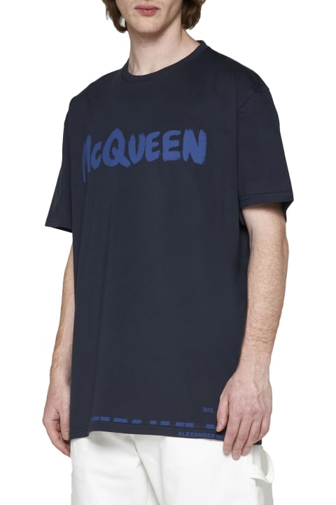 Alexander McQueen Men Alexander McQueen Printed T-shirt