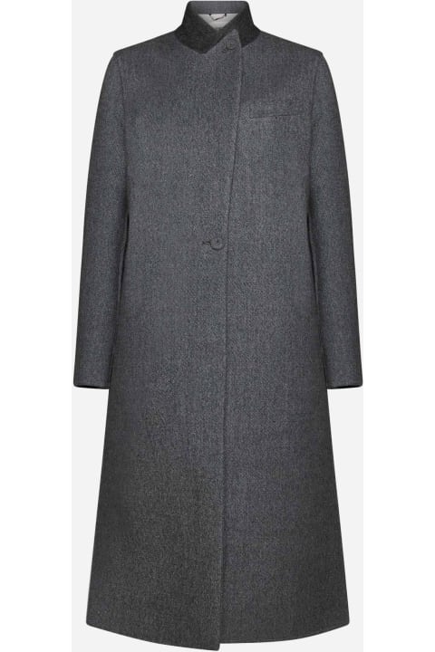 Wool Single-breasted Coat