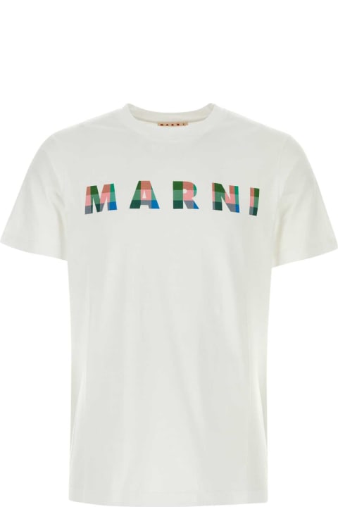 Marni for Men Marni White Cotton T-shirt