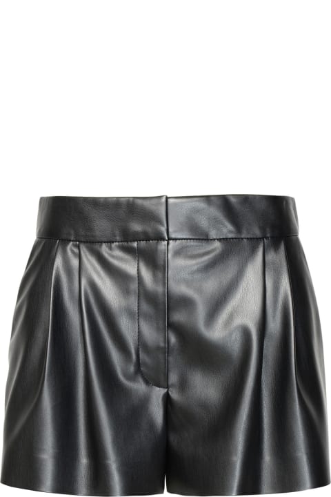 Fashion for Women Stella McCartney Black Vegan Leather Shorts