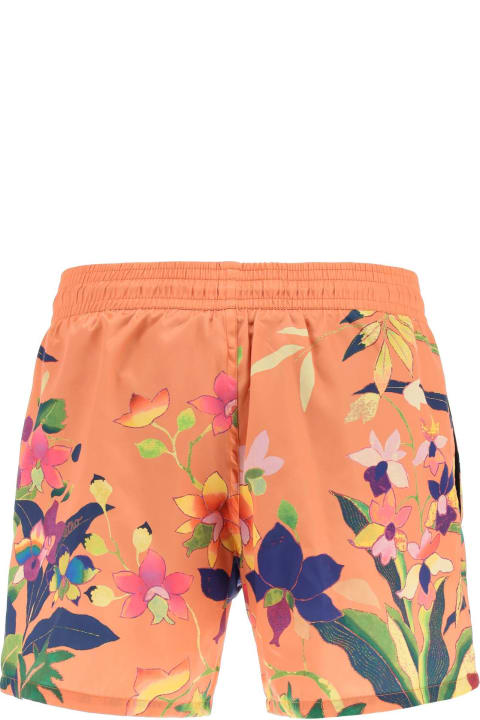 Swimwear for Men Etro Floral Print Swimtrunks