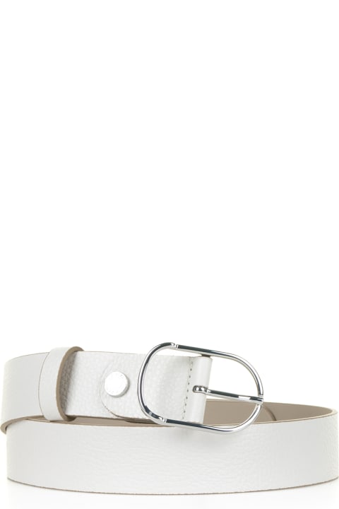 Belts for Women Gianni Chiarini White Leather Belt
