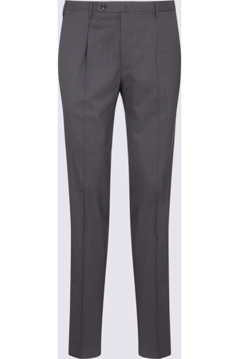 Incotex Clothing for Men Incotex Grey Wool Pants