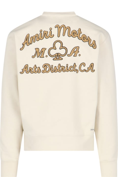 AMIRI Fleeces & Tracksuits for Men AMIRI Logo Crewneck Sweatshirt