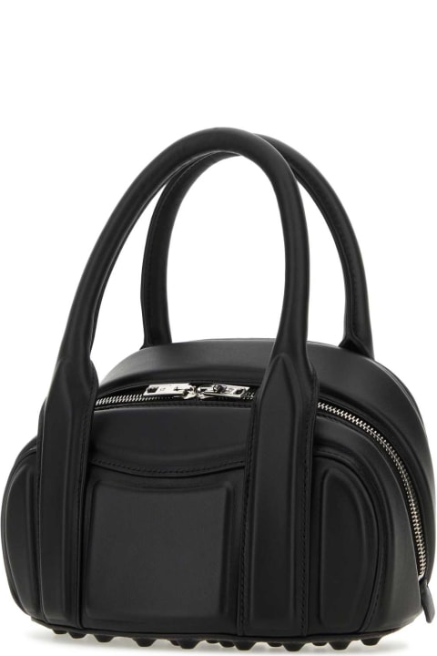 Bags Sale for Women Alexander Wang Black Nappa Leather Roc Small Handbag