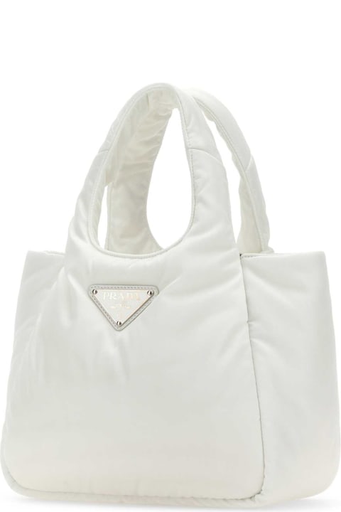 Totes for Women Prada White Nylon Handbag