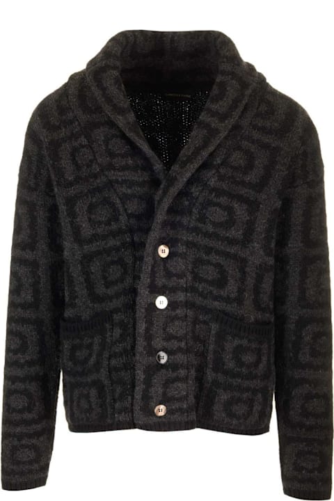 Gabriele Pasini for Men Gabriele Pasini Wool Jacquard Cardigan