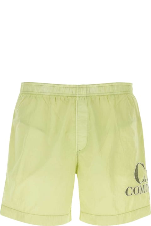 C.P. Company for Men C.P. Company Lime Green Nylon Swimming Shorts