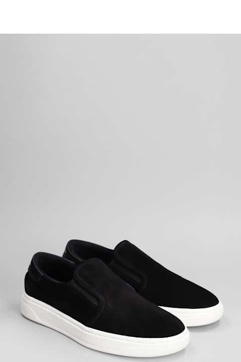 Giuseppe Zanotti for Men Giuseppe Zanotti Sneakers In Black Suede