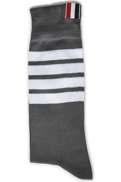 Thom Browne Underwear & Nightwear for Women Thom Browne Mid Calf Socks With 4 Bar