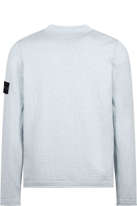 Fleeces & Tracksuits Sale for Men Stone Island Logo Patch Crewneck Sweatshirt