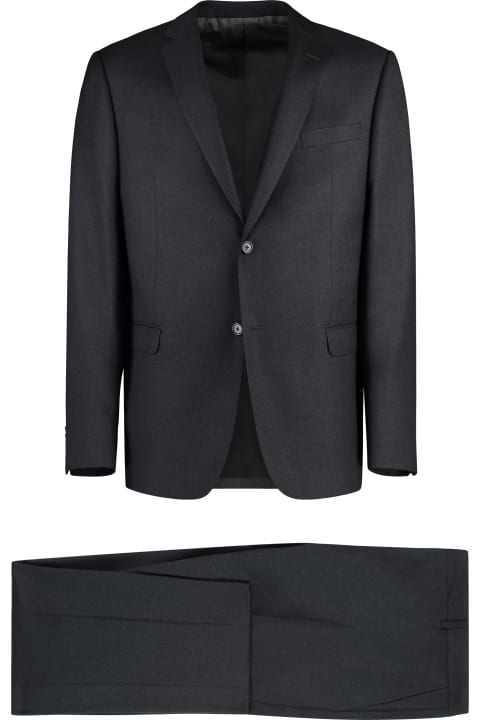 الملابس لـ القسم الرجالي Z Zegna Wool Two-pieces Suit