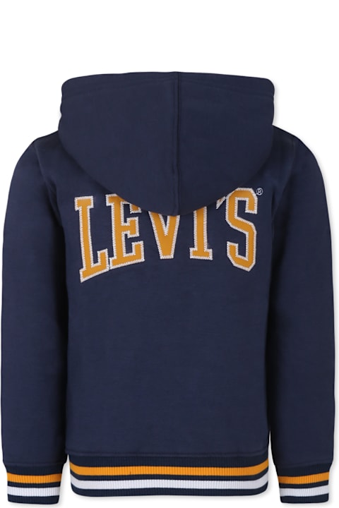 Levi's for Kids Levi's Black Sweatshirt For Boy With Logo