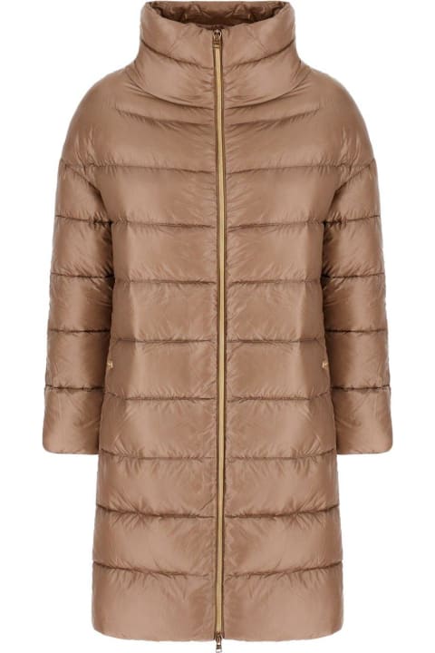 Herno Women Herno Quilted Down Long Jacket