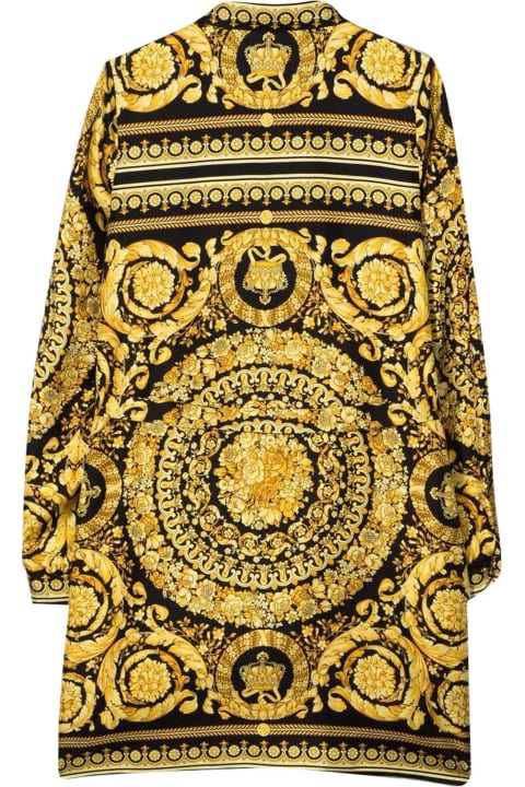 Young Versace Dresses for Girls Young Versace Black / Gold Dress Girl Kids