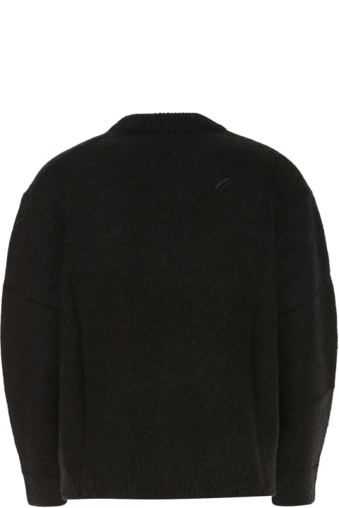 Ader Error Sweaters for Men Ader Error Black Acrylic Blend Sweater