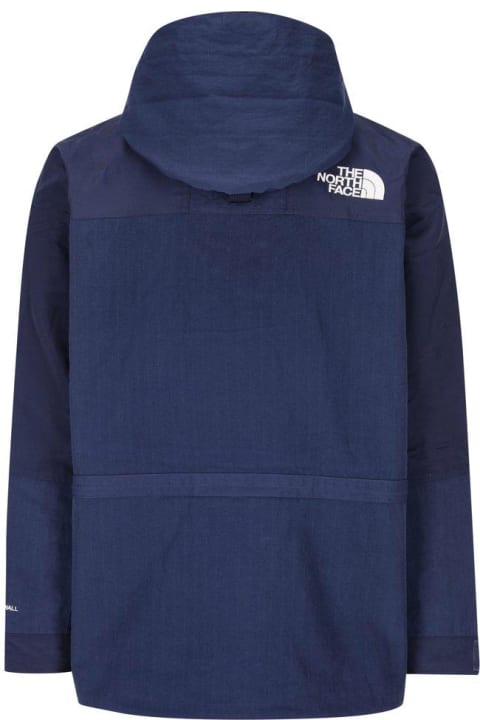 The North Face Clothing for Men The North Face Ripstop Mountain Logo Embroidered Hooded Jacket