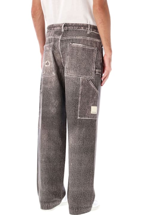 Emporio Armani الجينز لـ القسم الرجالي Emporio Armani Wide-leg Jeans