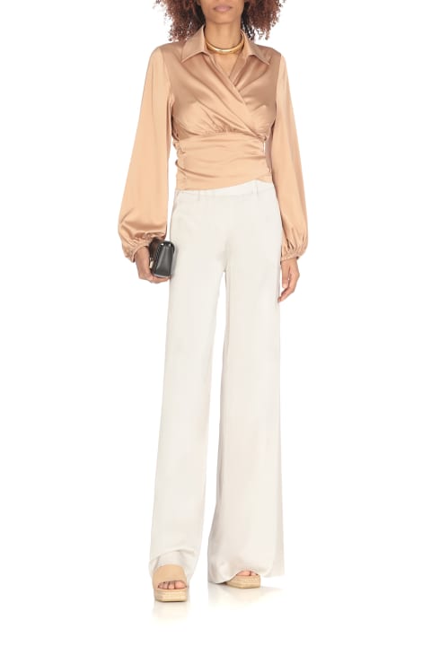 D.Exterior Clothing for Women D.Exterior Satin Trousers