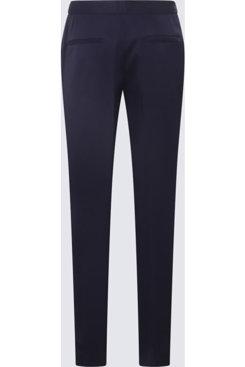 Jil Sander Pants & Shorts for Women Jil Sander Navy Blue Viscose Trousers