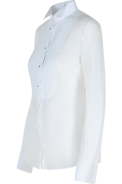 Dolce & Gabbana for Women Dolce & Gabbana White Cotton Shirt