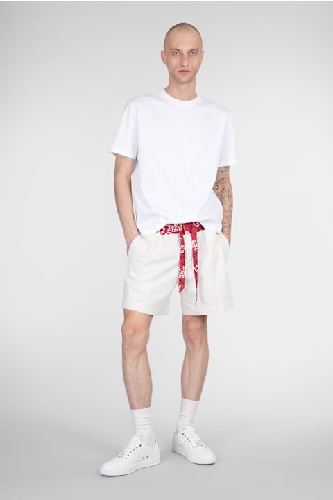 Lanvin Pants for Men Lanvin Shorts In Beige Cotton