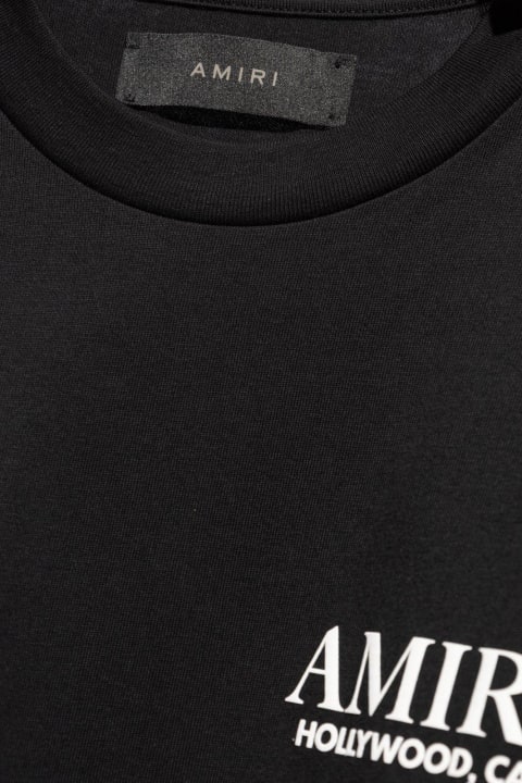 Sale for Men AMIRI Logo Printed Crewneck T-shirt