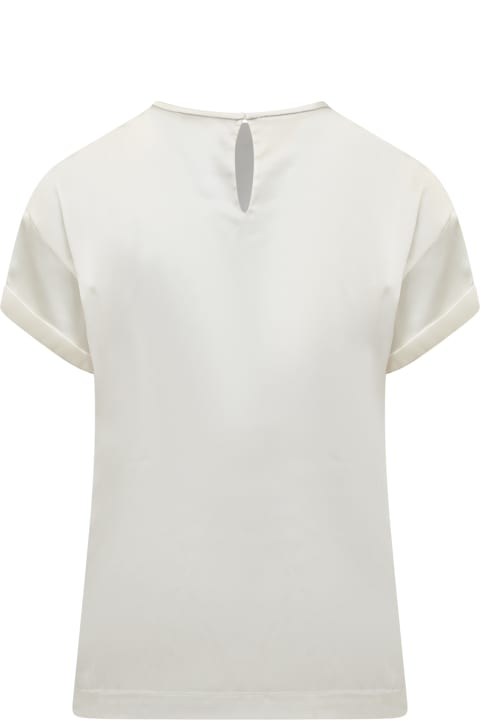 Homeware Brunello Cucinelli Stretch Silk T-shirt