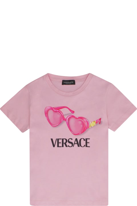 Young Versace for Kids Young Versace Printed Cotton T-shirt