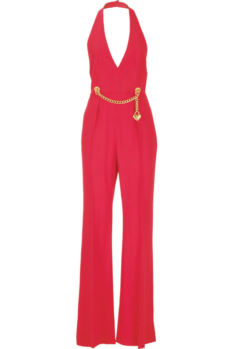 Moschino for Kids Moschino Chain And Heart Jumpsuit