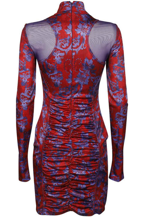 Homeware Versace Jeans Couture Floral Print Mini Dress