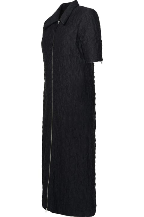 Jil Sander Dresses for Women Jil Sander Black Cotton Blend Dress