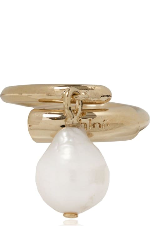 ウィメンズ Chloéのリング Chloé Darcey Pearl Embellished Ring