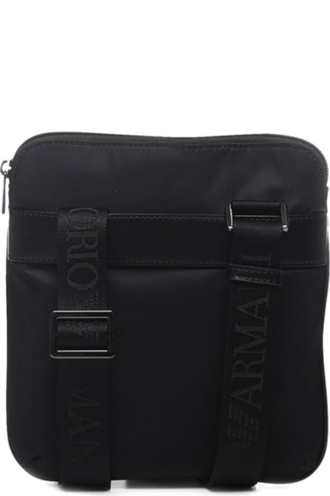 Emporio Armani crossbody bags men Y4M185Y217J80001 Black lined interior bag