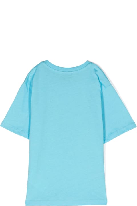キッズ MoschinoのTシャツ＆ポロシャツ Moschino Moschino Kids T-shirts And Polos Clear Blue