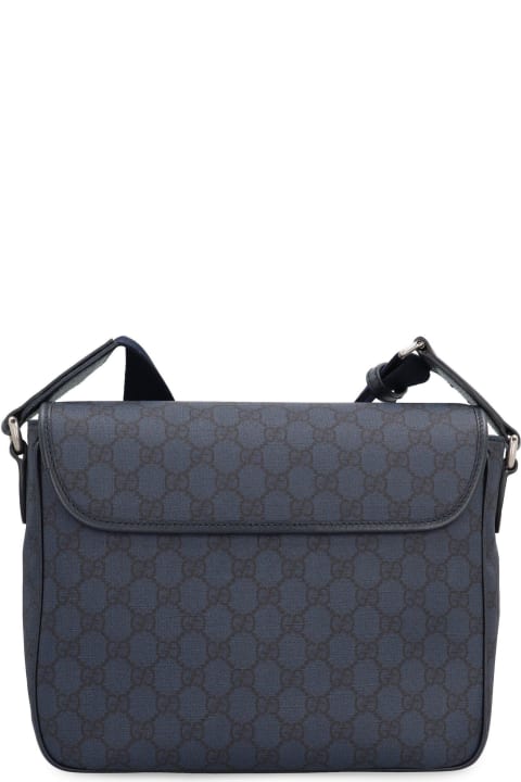 Shoulder Bags for Women Gucci Gg Supreme Foldover Top Messenger Bag