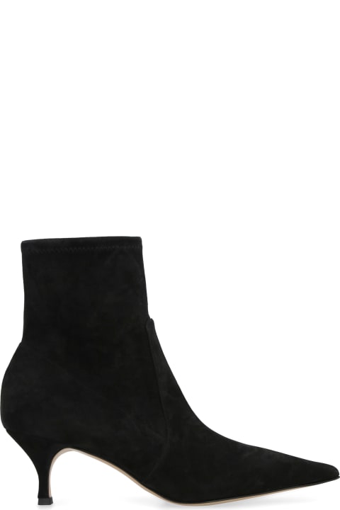 Casadei Boots for Women Casadei Suede Ankle Boots