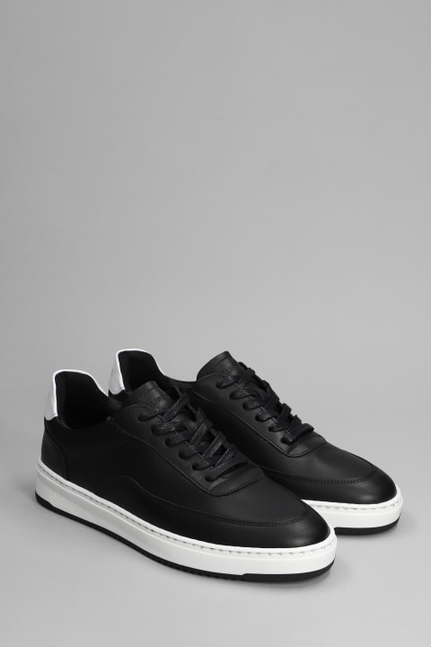 Mondo Lux Sneakers In Black Leather
