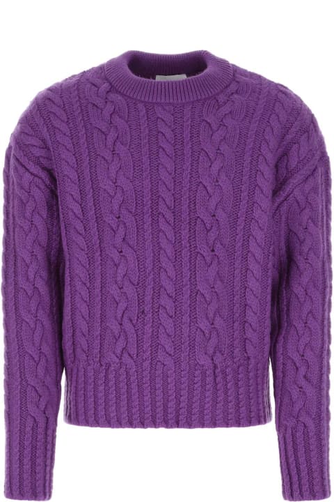 Fashion for Men Ami Alexandre Mattiussi Purple Wool Sweater