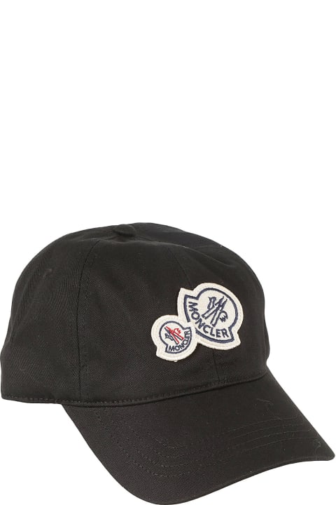 Moncler Hats for Men Moncler Logo Patched Baseball Cap
