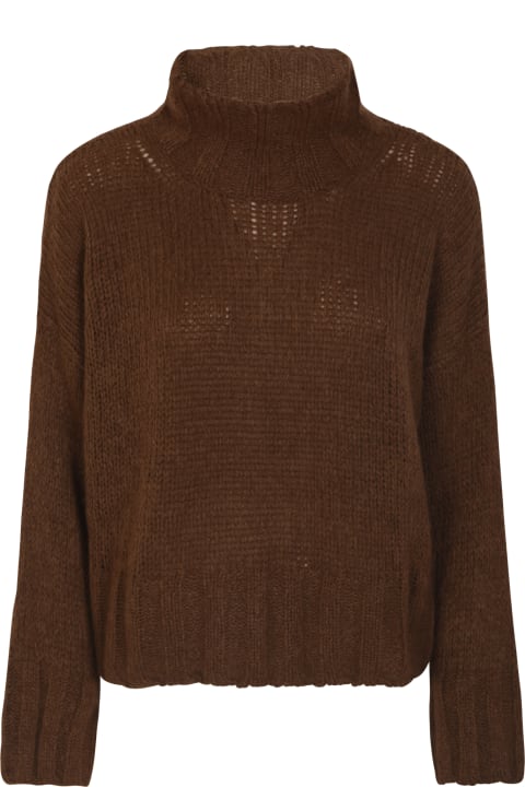 High-neck Knit Pullover