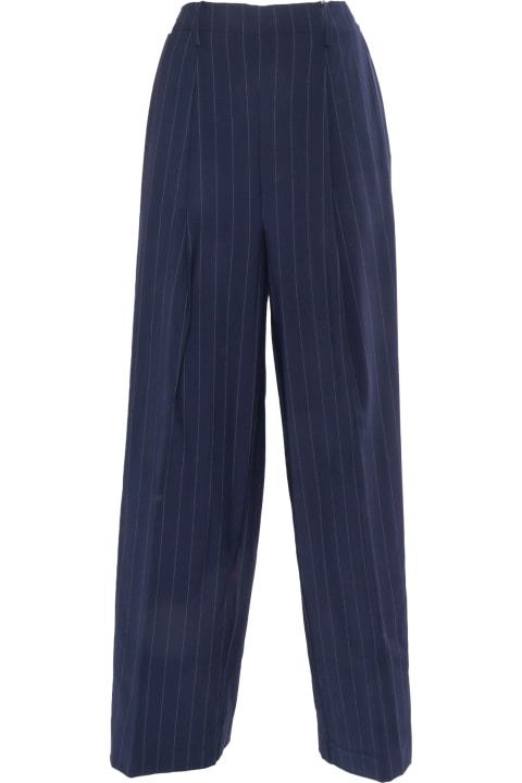Ballantyne Pants & Shorts for Women Ballantyne Loose-fit Blu Trousers