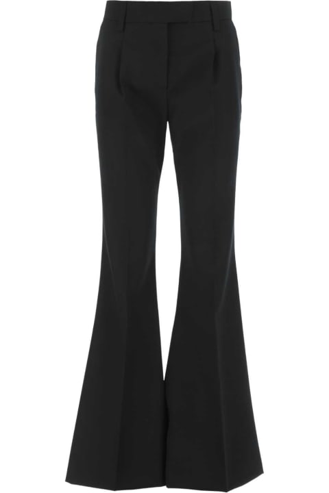 Pants & Shorts for Women Prada Black Wool Pant