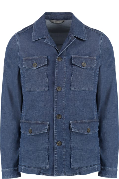 Canali Coats & Jackets for Men Canali Denim Jacket
